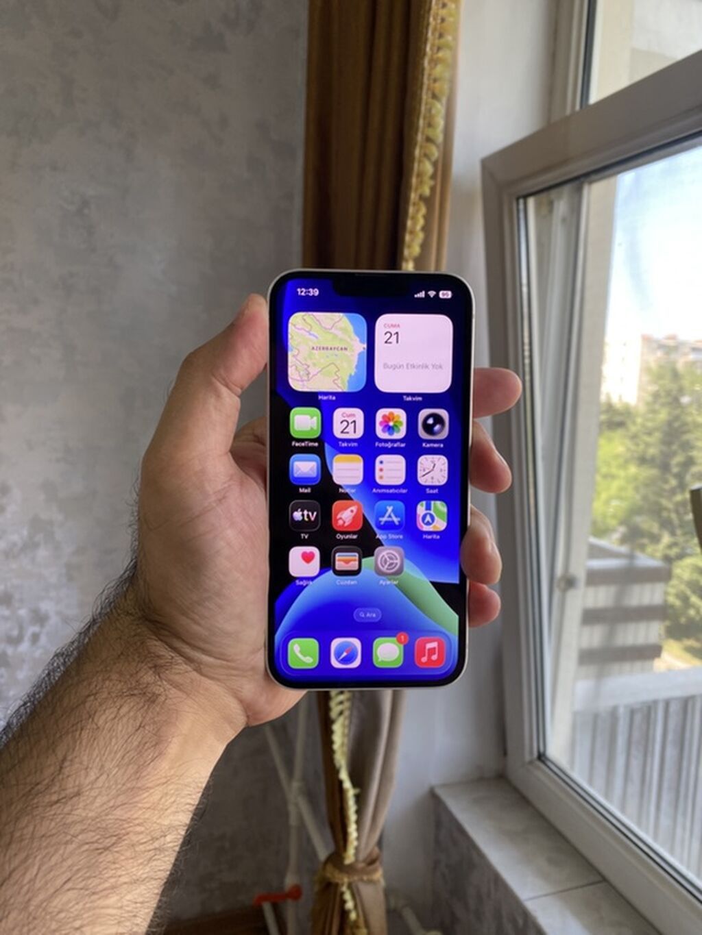 IPhone 13, 128 GB, Ağ — Apple iPhone, Bakı