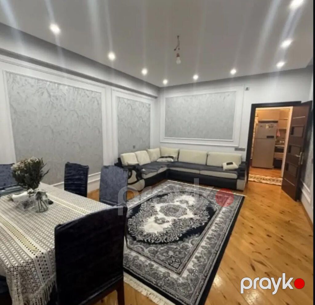 3 otaqlı kirayə verilir – rahat planlama və geniş sahə - Geniş qonaq — Mənzil, Bakı (2)