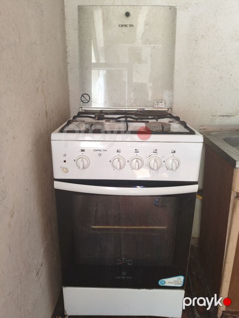 Qaz plitəsi Ayrıca dayanan, 4 gözlü, İşlənmiş