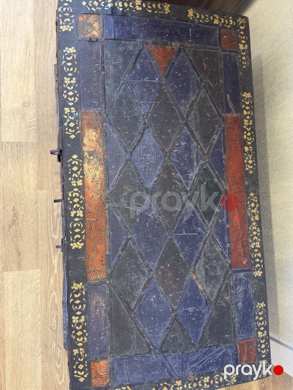 Təsvir: -1800 cü illərin sandığıdır antikdir - Dekorativ taxta — Mallar, Digah (5)
