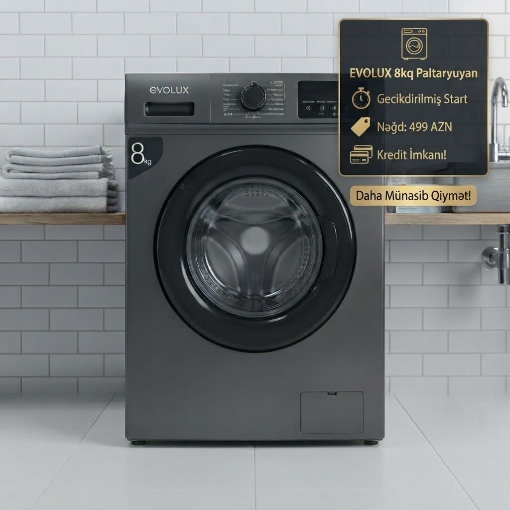 Paltaryuyan maşın Eurolux, 8 kq, Yeni, Avtomat, Qurutmasız, Kredit var, Rayonlara çatdırılma