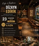 Kafe və restoranlar üçün dizayn xidməti - Zövqlü və funksional dizayn — Furniture