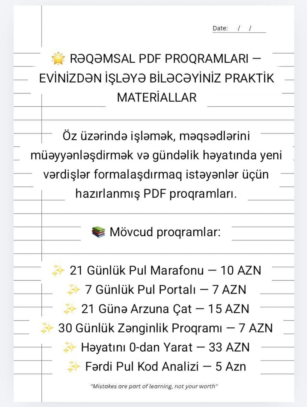 Rəqəmsal PDF proqramları – evdən işləyə biləcəyiniz praktik — Təlim, kurslar, Bakı