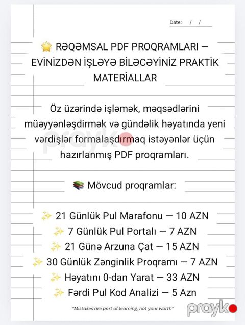 Rəqəmsal PDF proqramları – evdən işləyə biləcəyiniz praktik — Bakı