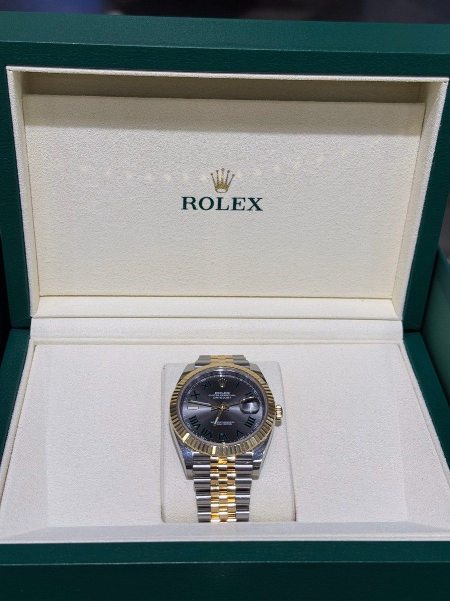 Rolex Datejust Wimbledon 41mm qol saatı — Şəxsi əşyalar, Bakı (4)