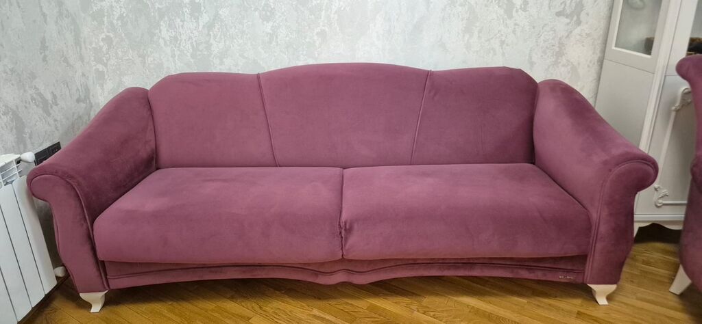 Açılan divan satılır. Klassik üslubda hazırlanmış, yumru kənarlı — Mebel, Bakı (9)