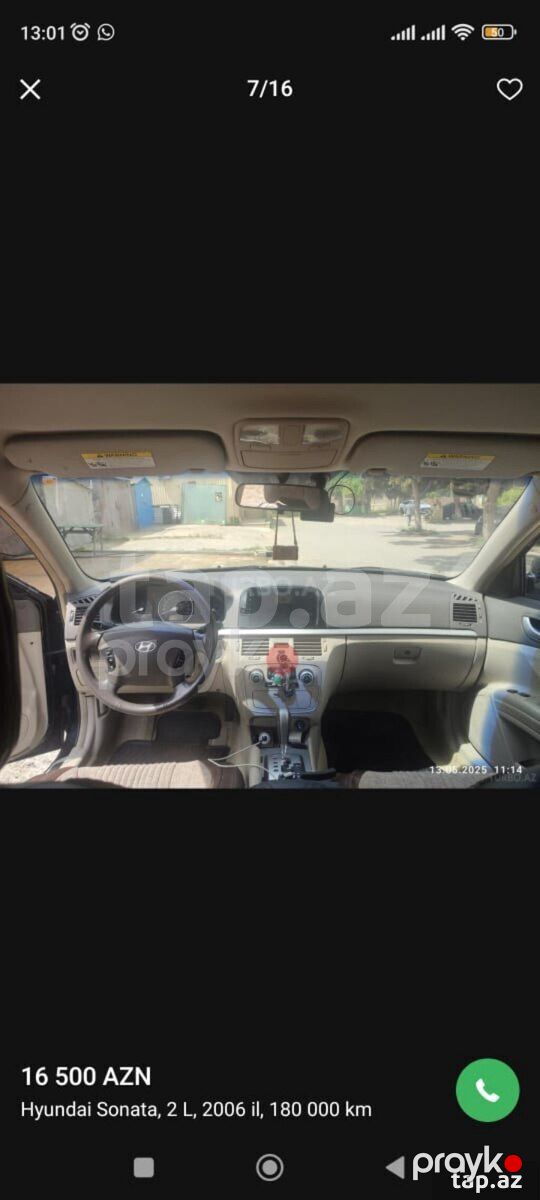 Hyundai Sonata, 2006 il — Avtomobillər, Bakı (11)