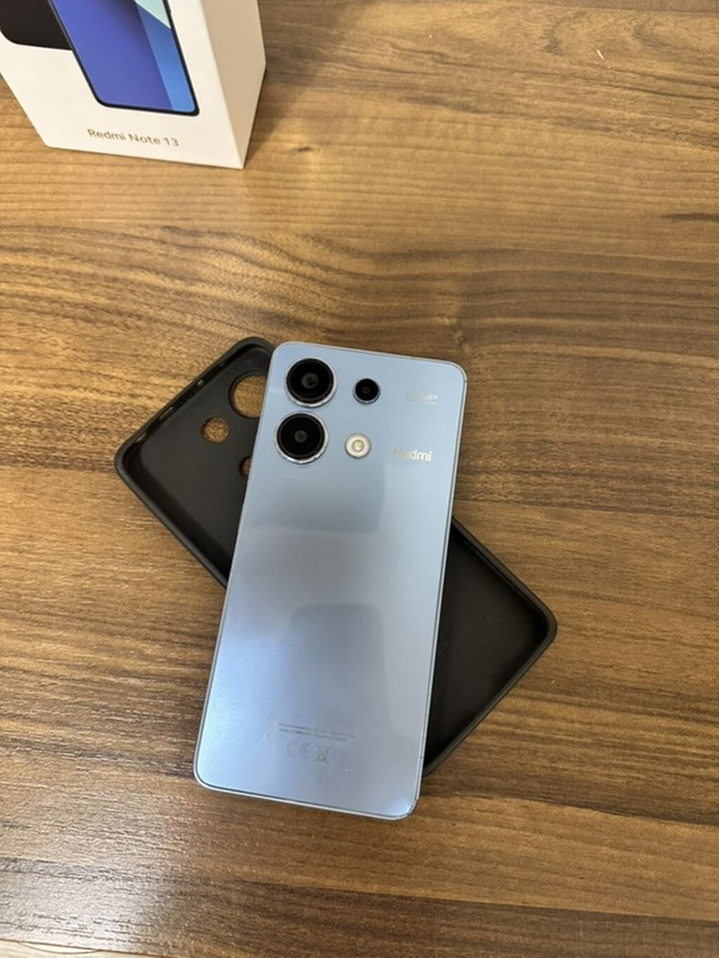 Xiaomi Redmi Note 13 – NFC dəstəyi ilə Şüşə+qutu+telefon qabı İdeal — Elektronika, Bakı (3)