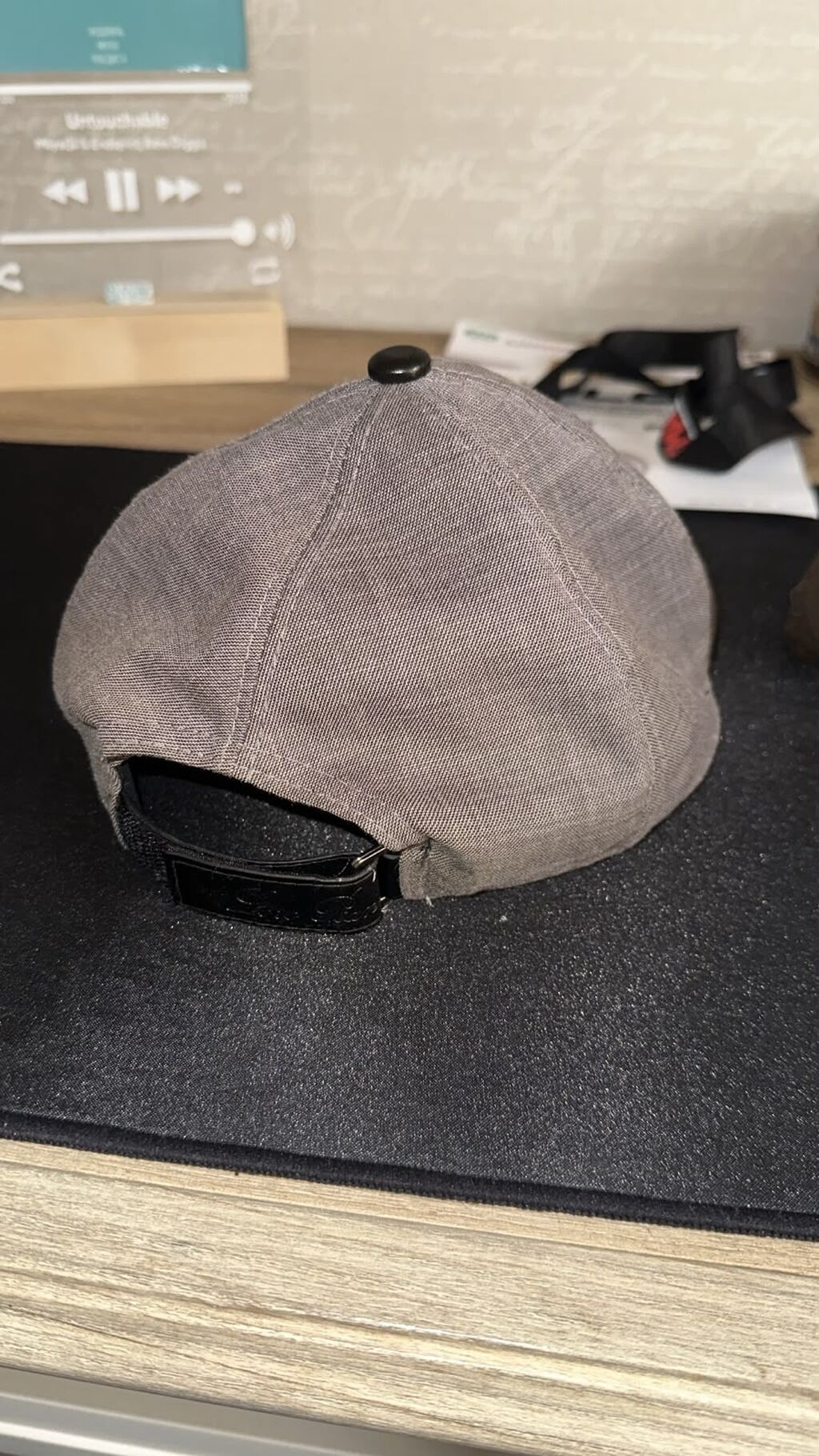 Loro Piana kepkasi tam original - Rəng: boz - Material: təbii toxuma — Baş geyimi, Bakı (3)