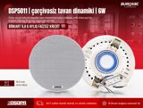 16.5 sm çərçivəsiz tavan dinamiki "DSPPA 5011| 6W" — Eurosec — Elektronika