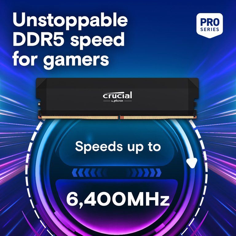 Operativ yaddaş "Crucial Pro DDR5 32GB 2x16GB 6400MHz PC" — Elektronika, Bakı