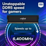 Operativ yaddaş "Crucial Pro DDR5 32GB 2x16GB 6400MHz PC" — Elektronika