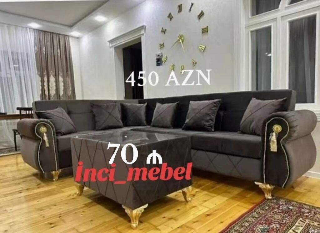Yeni, Künc divan, Qonaq otağı üçün, Açılan, Azərbaycan