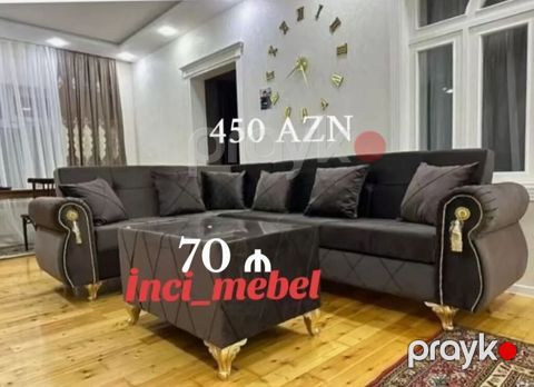 Yeni, Künc divan, Qonaq otağı üçün, Açılmayan, Azərbaycan — Bakı