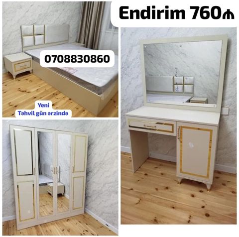 Yataq otağı mebel dəsti Tərkib: - 1 nəfərlik çarpayı (başlıq — Dolab Taxt Çarpayı Mebel Fabriki ✨Əfsanə.x — Bedroom furniture sets