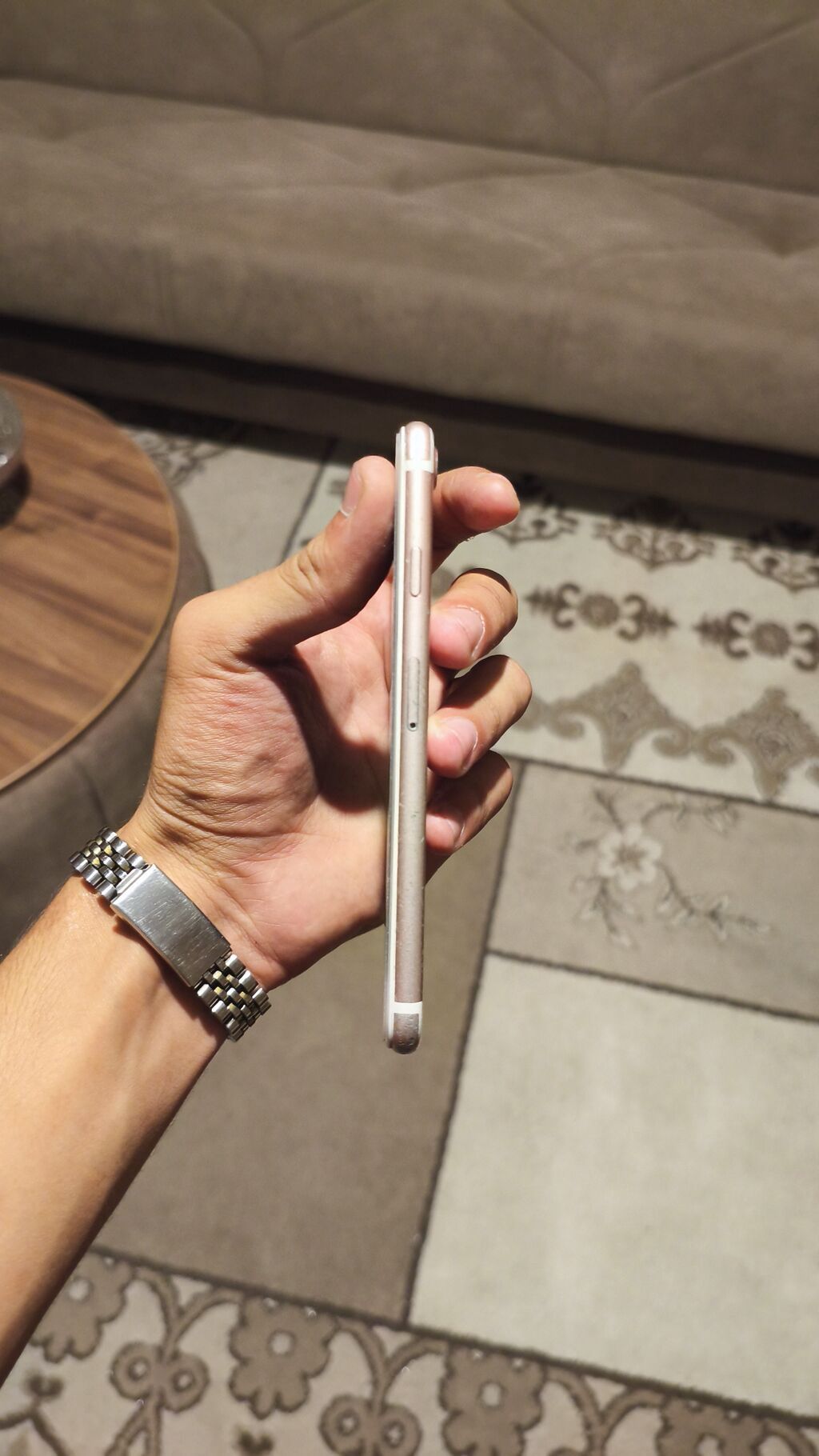 IPhone 7, 32 GB, Rose Gold, Barmaq izi — Apple iPhone, Gəncə (3)