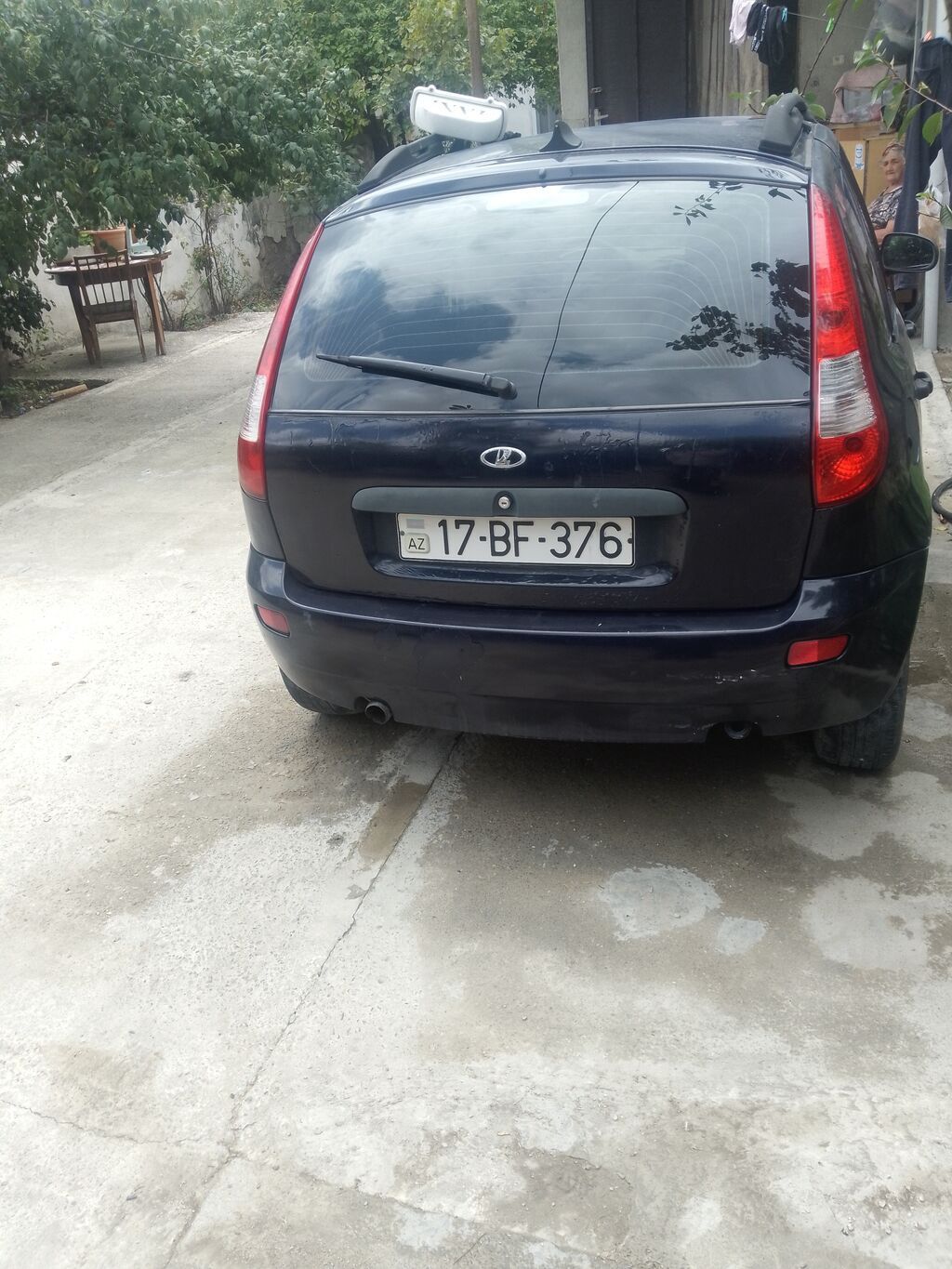 Lada Kalina Universal (station wagon) - Kuzov: 5 qapı, tünd mavi — Avtomobillər, Şabran (3)