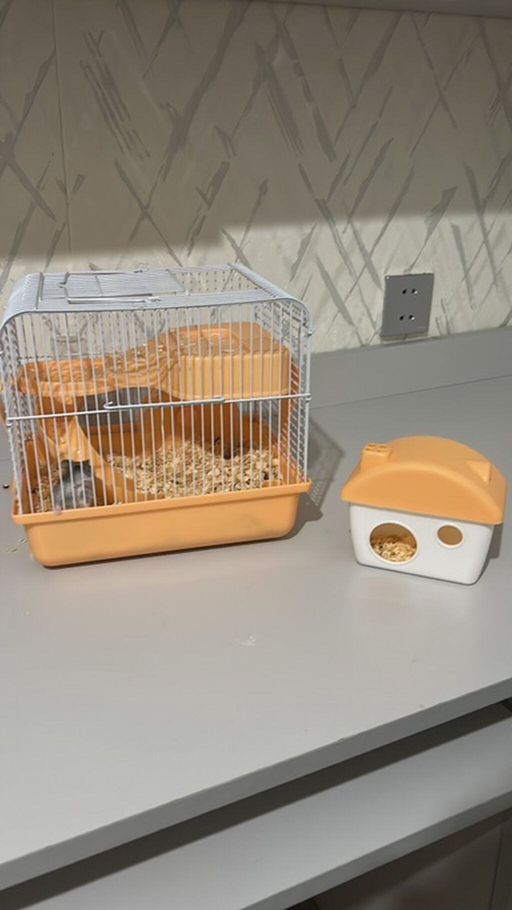 Hamster qəfəsi – tam dəst - İki mərtəbəli kompakt qəfəs, dayanıqlı — Qəfəslər, Bakı (8)