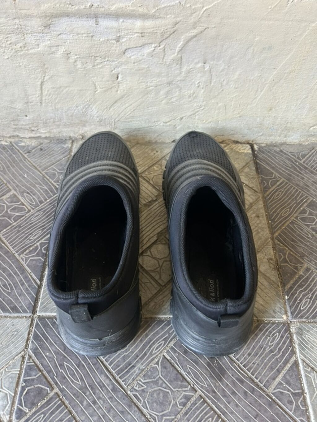 Qara rəngli kişi slip-on ayaqqabıları - Modell: Slip-on (bağsız) — Ayaqqabılar, Bakı (3)