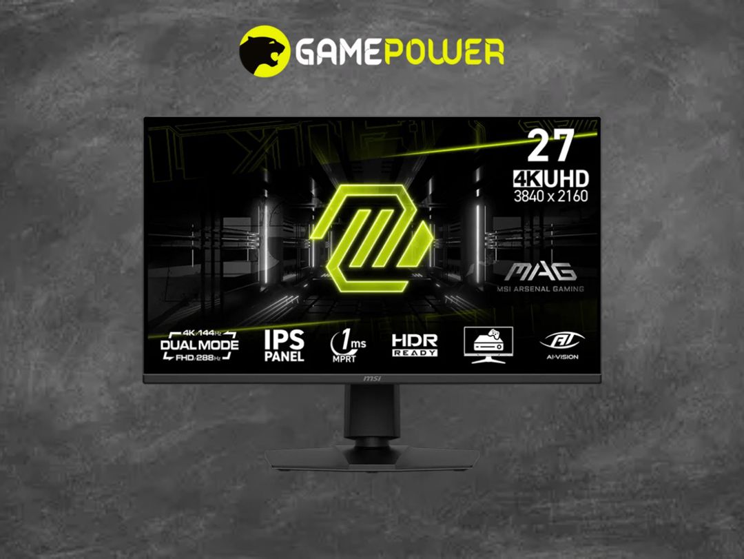 Monitor MSI MAG 275UPD E14 DUAL MODE 4K/FHD 144/288Hz (Speakers) — Elektronika, Bakı