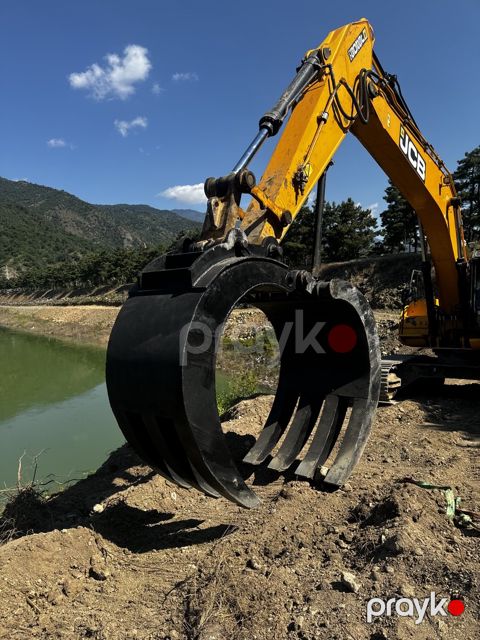 Ekskavator üçün xüsusi hazırlanmış hidravlik zaxvat/qısqac — Mingəçevir