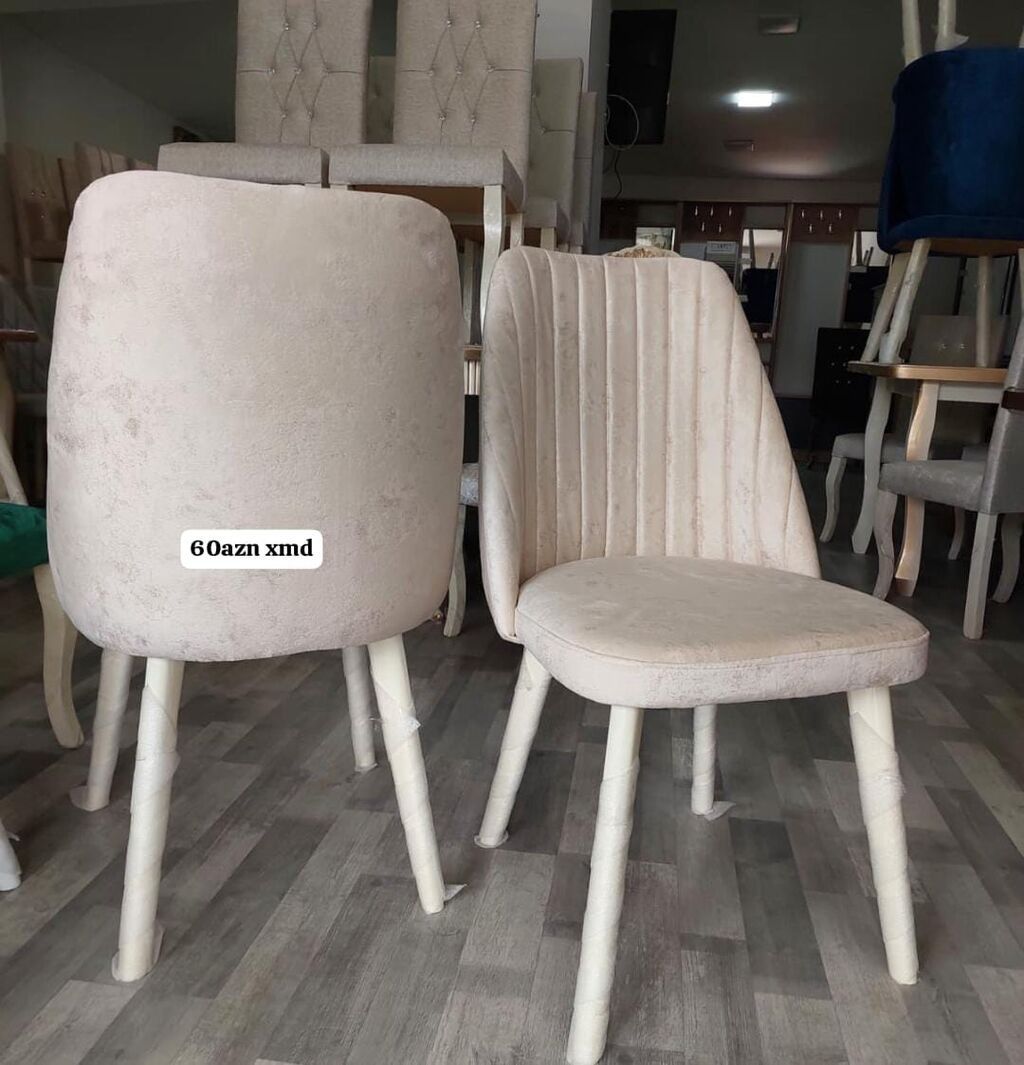 Mebel mağazası üçün yumşaq oturacaqlı yemək otağı stulu. - Model — Stullar, Xırdalan