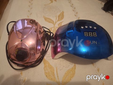 SUN X UV/LED Dırnaq Lampası və Manikür Frezer Aparatı Seti