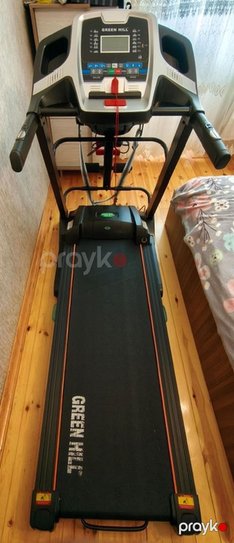 GREEN HILL qaçış trenajoru - Elektrikli qaçış yolu, geniş qaçış səthi