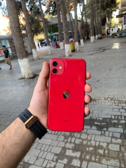 IPhone 11, 64 GB, Qırmızı, Simsiz şarj