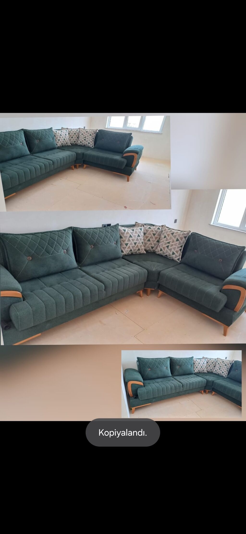 *599₼ KÜNC divan :-TƏCİLİ SATILIR*‼️ Açılır baza var yeni kimidi — Mebel, Füzuli