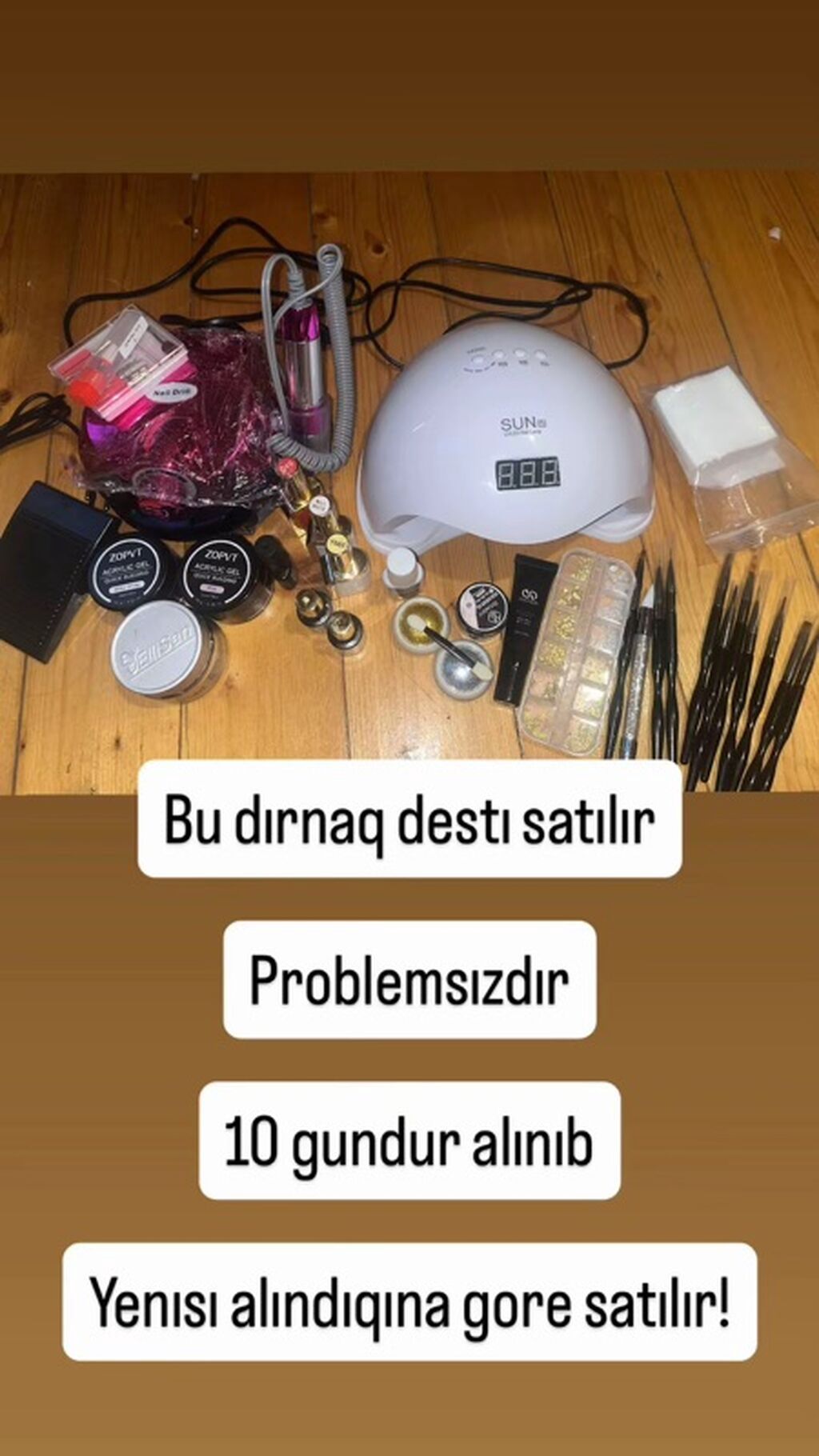 Dırnaq qulluq və manikür dəsti Komplektdə: - SUN UV/LED lampa (taymer — Gözəllik və sağlamlıq, Digah