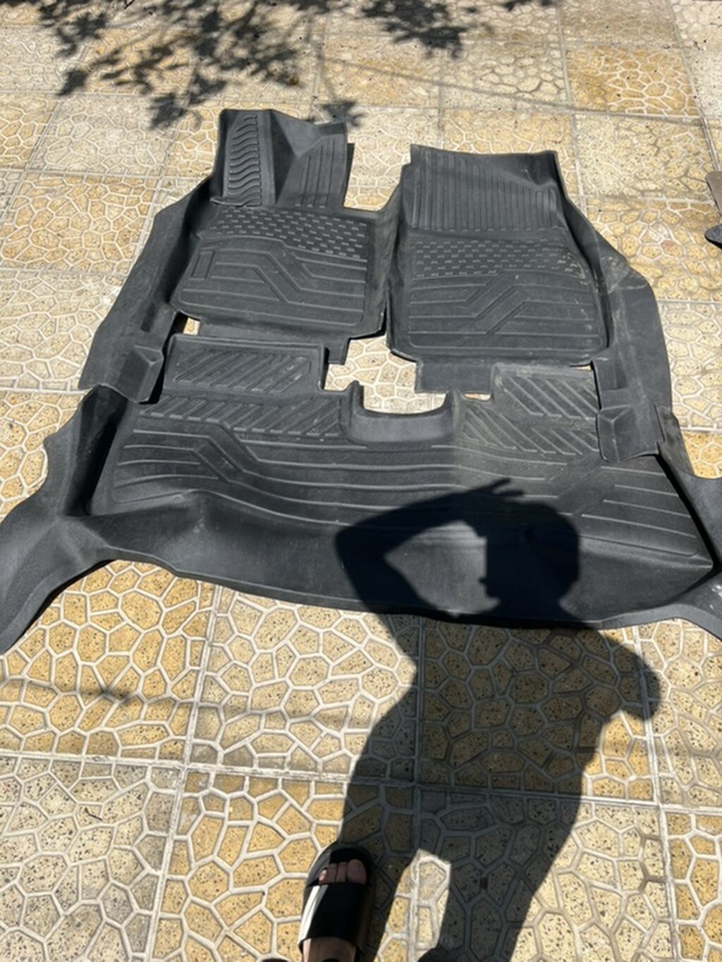 Avtomobil üçün tam ölçülü 3D döşəmə xalça dəsti — qara — Avtomobil xalıları və aksesuarları, Digah (2)