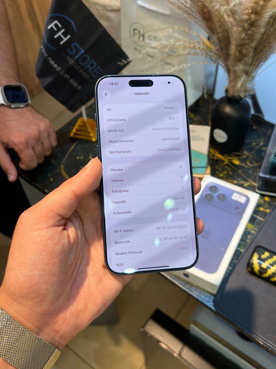 Apple iPhone 17 Pro Max Deep Blue 256GB/12GB — Mallar, Bakı (7)
