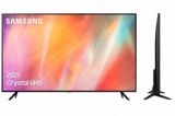 Samsung Crystal UHD 2021 televizor — ekran dəyişdirilib, pult təzə, qutusu var — Nihad