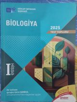 Biologiya – 2025 Test Toplusu, I hissə — Тетради, блокноты и дневники