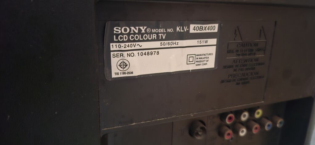 Sony Bravia LCD televizor televizor tap islek vəziyyəti bir dene — Televizorlar, Digah (7)