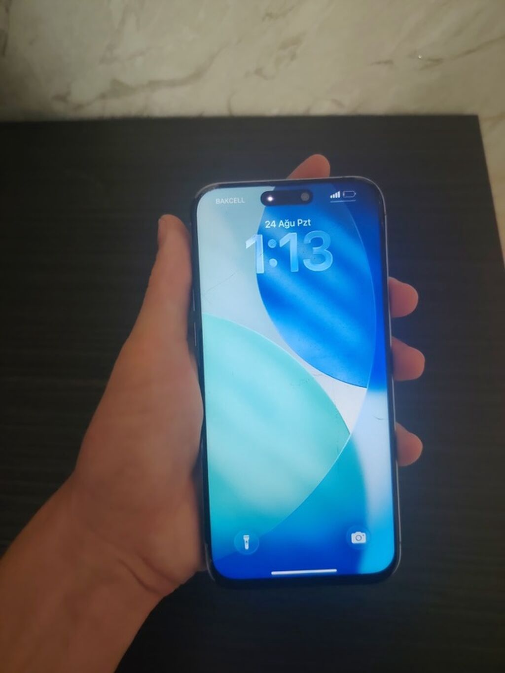 IPhone 15 Pro Max, 256 GB, Gümüşü, Simsiz şarj — Apple iPhone, Gəncə (5)