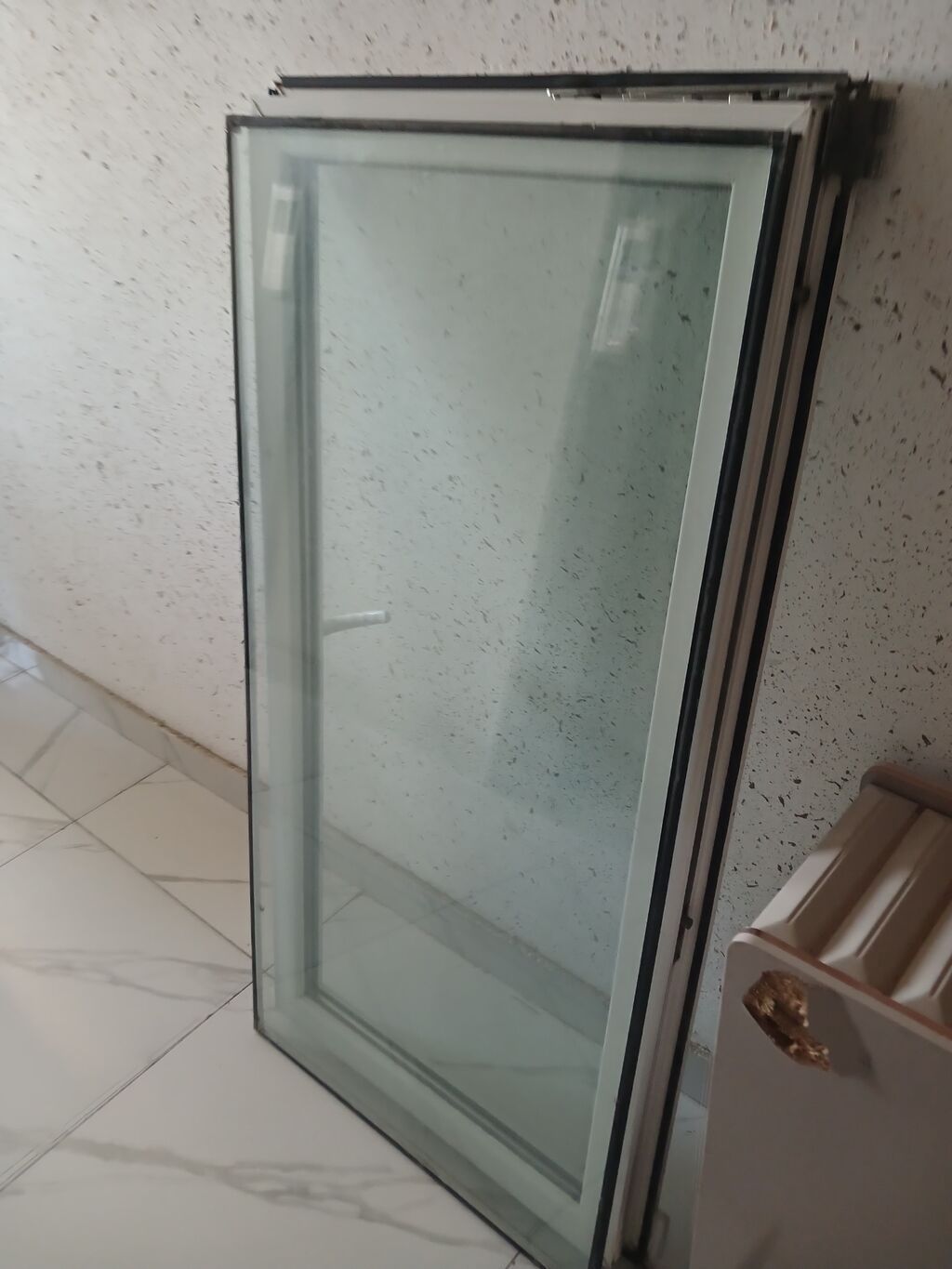 PVC profilindən sürgülü balkon/qapı sistemi üçün şüşəli çərçivələr və — Mallar, Bakı (2)