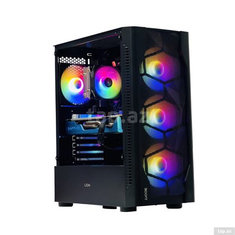 Gaming PC Ryzen 5 7500F RTX 5060 8GB — PrimeShop — Masaüstü kompüterlər