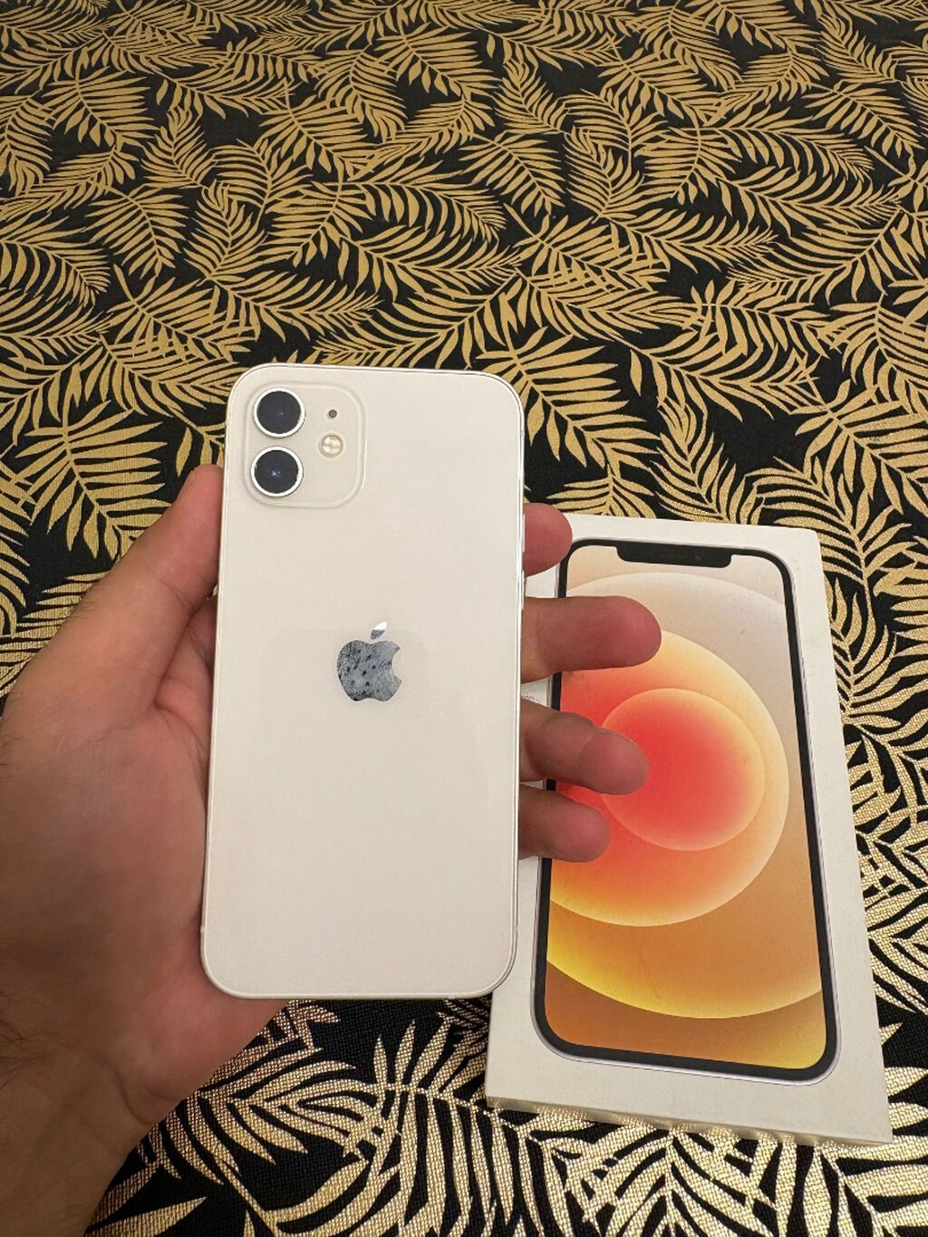 IPhone 12, 128 GB, Ağ, Barmaq izi, Simsiz şarj, Face ID — Apple iPhone, Bakı (5)