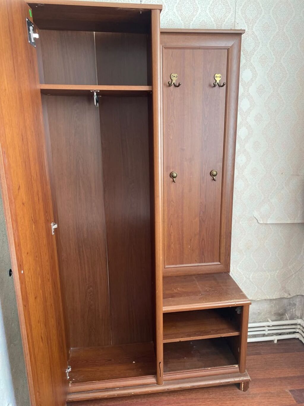Dəhliz üçün çoxfunksiyalı giriş mebeli komplekti - Material: ağac — Mallar, Bakı (2)