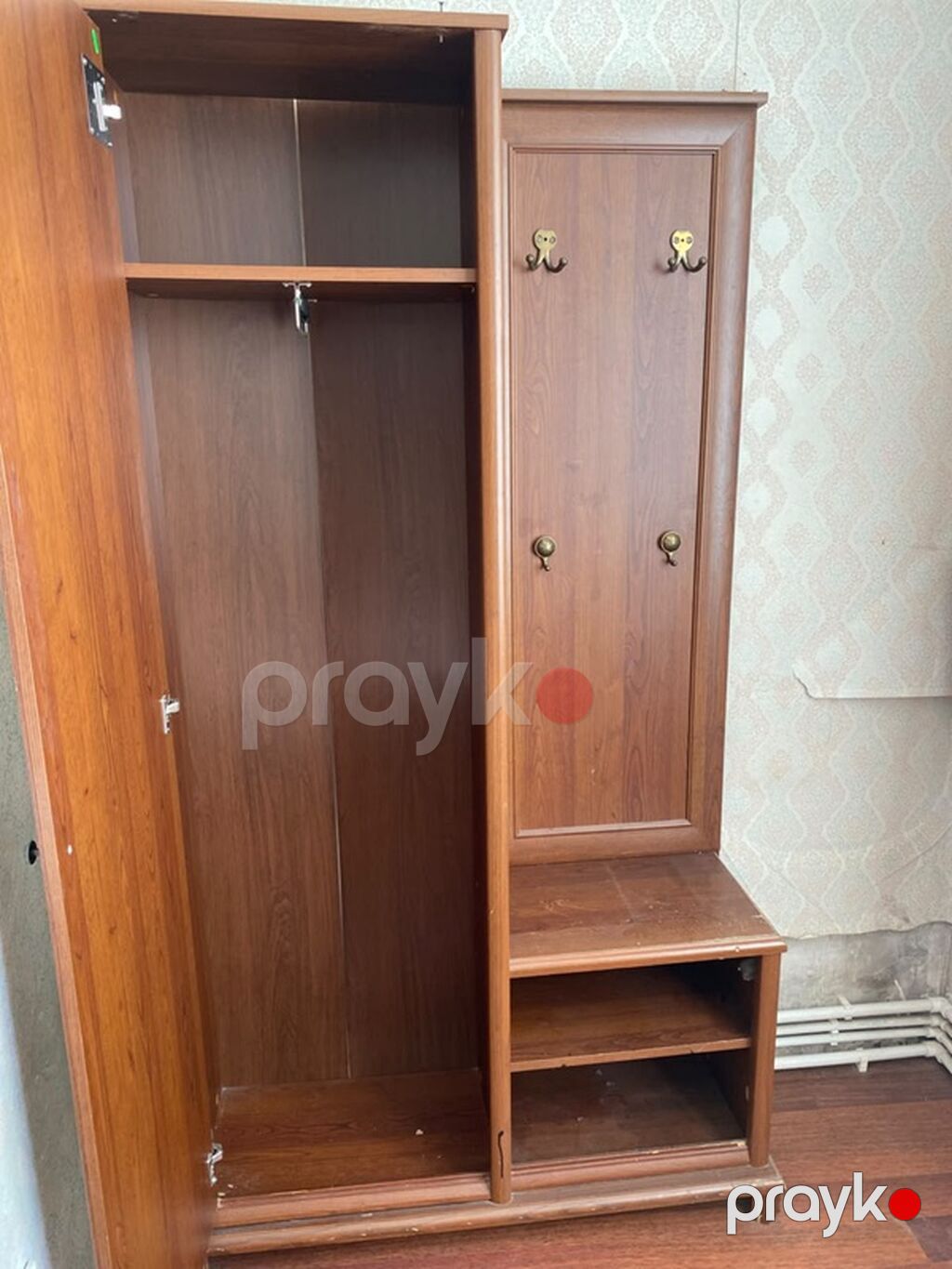 Dəhliz üçün çoxfunksiyalı giriş mebeli komplekti - Material: ağac — Mallar, Bakı (2)