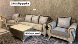 Klassik üslubda 3+2+1 oturacaqlı yumşaq mebel dəsti. Müasir və zərif — Mebel