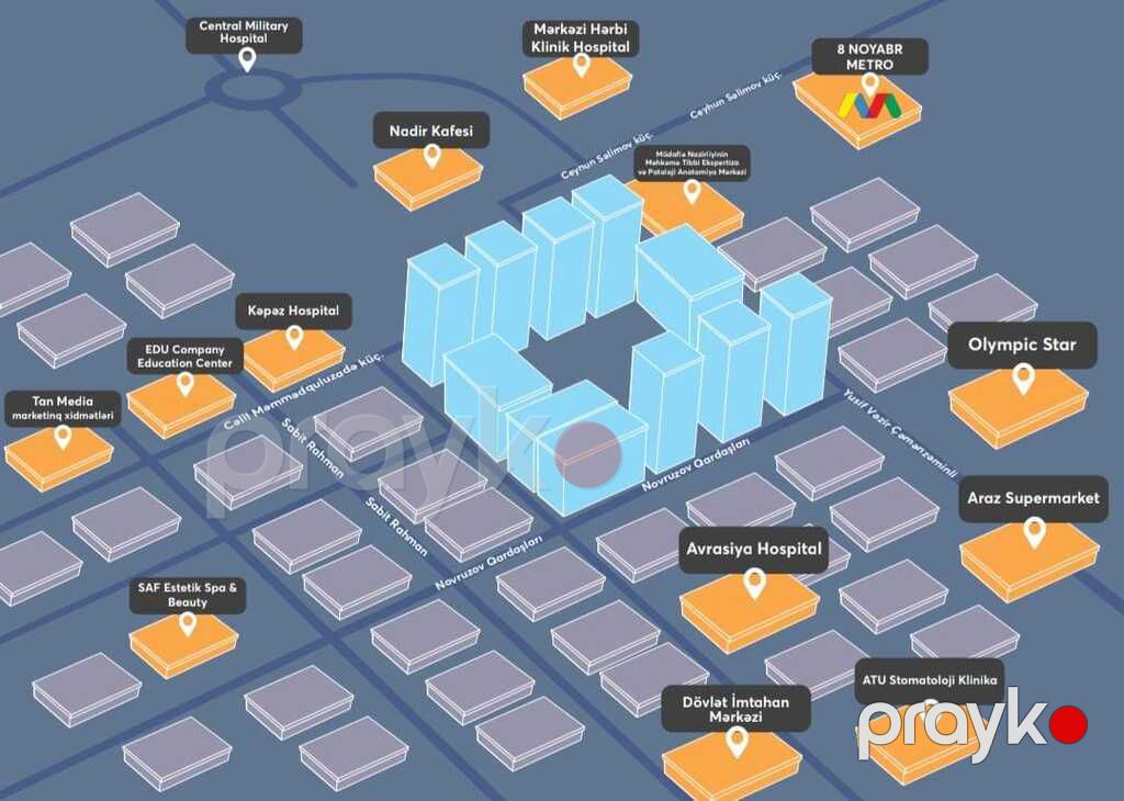 Satılır 3 otaqlı yeni tikili 89.7 m² — Mənzil, Bakı (3)
