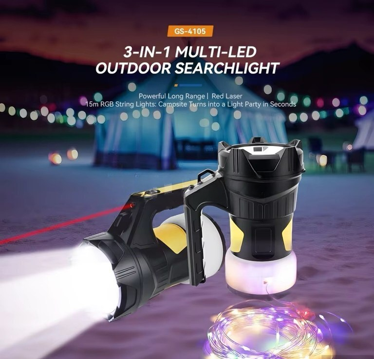 Çoxfunksiyalı USB Şarjlı Kempinq Fənəri — Fənərlər, Bakı (3)