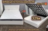 Açılan bazalı çift nəfərlik çarpayı – 329₼ - Rəng: ağ - Başlıq: müasir — Mebel