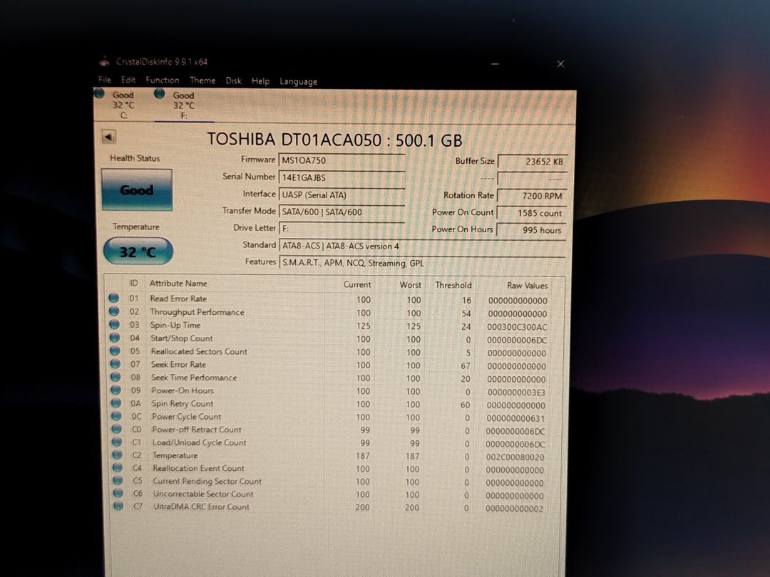 Toshiba DT01ACA050 - 500GB — Elektronika, Xırdalan (5)