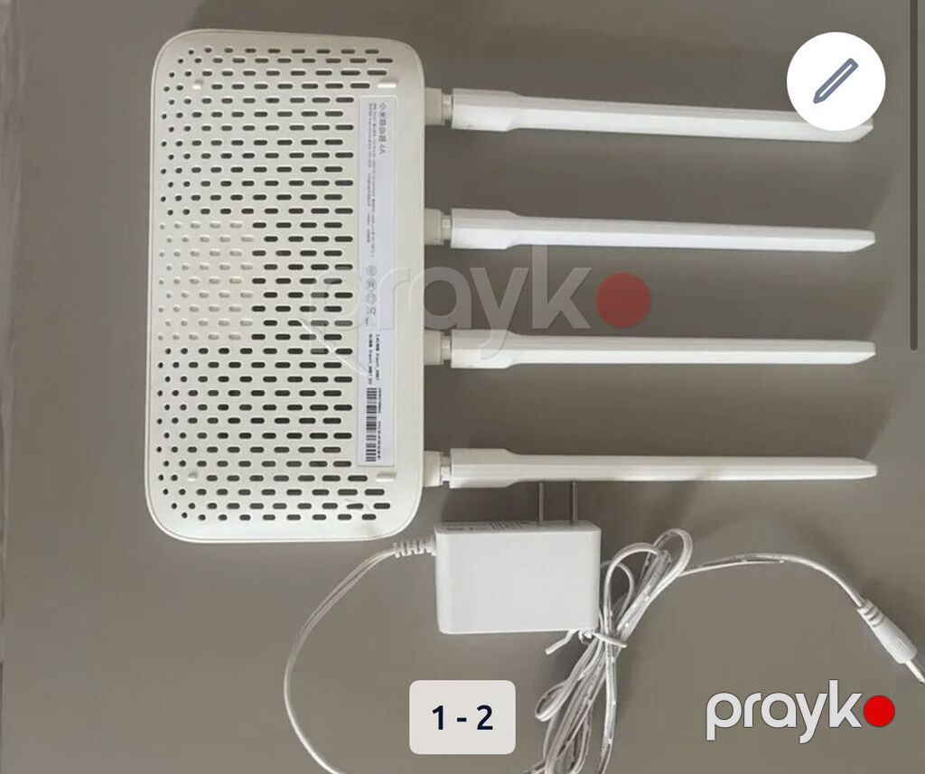 Xiaomi Mi Wi‑Fi Router (4 antennali) Məhsul təsviri: - 2.4 GHz — Şəbəkə və server avadanlığı, Bakı (2)