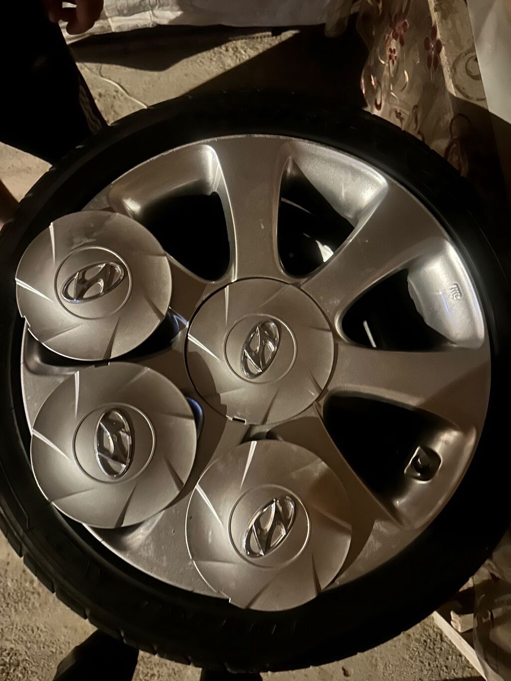 İşlənmiş Disk təkər Hyundai 215 / 45 / R 17, 5 Boltlu — Avto, Pirəkəşkül (8)