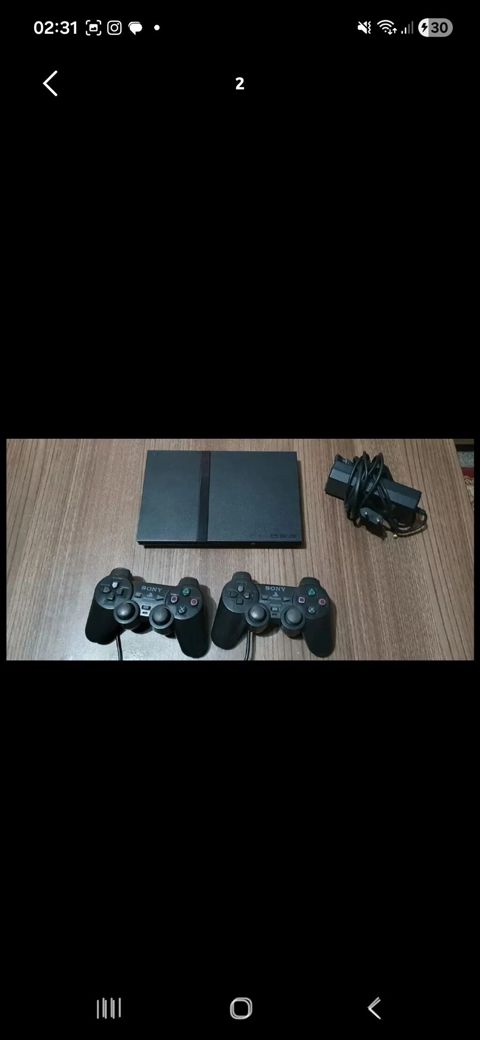 Sony PlayStation 2 Slim oyun konsolu dəsti Komplekt: - PS2 Slim — Qobu